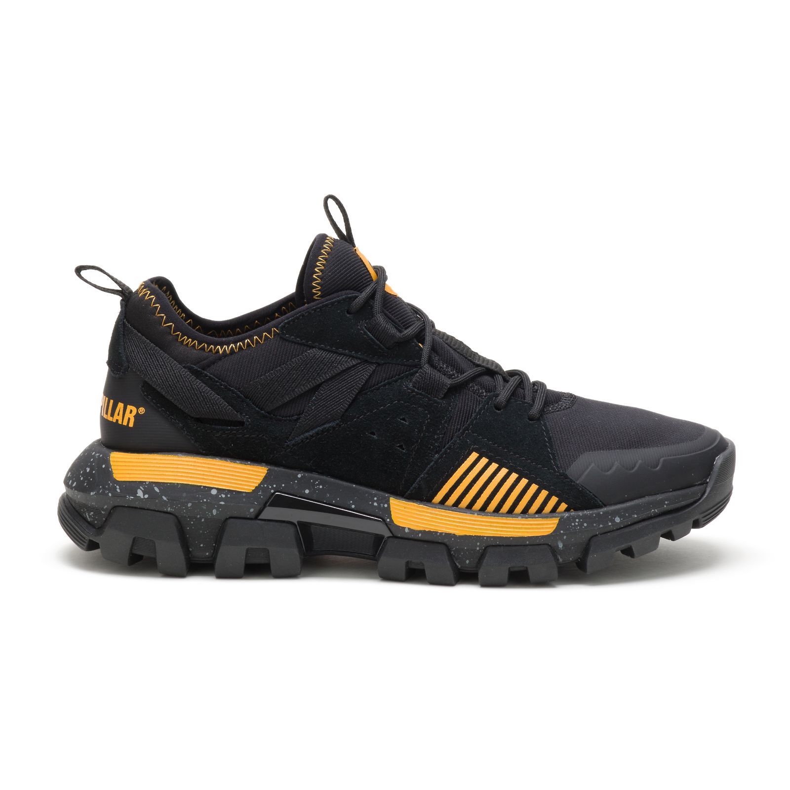 Caterpillar Shoes Sale - Caterpillar Raider Sport Womens Sneakers Black/Yellow (683427-TAH)